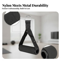 Resistance Band Handle Black Resistance Band Handles Foam Grip Handle High Load Capacity for Pull Rope Training