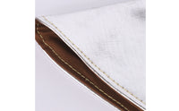Silver Aluminum Foil Apron Lustrous Heat-Resistant Apron Reflective Safeguarding Clothing Sleeveless