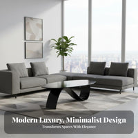 Light Luxury aesthetic two-level Oval and circular table Minimalist Design Living Room Furnishing Small Space suitable for Home Furniture Safe Rounded Edges for Apartment Dwellers, Interior Designers, Families with Children, Lounge Area, Bedroom