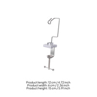 Painting Tool Rack Holder Adjustable Sprayer Stand with Clamp Metal for Model Builders, Hobby Painters, Desktop, Workstation