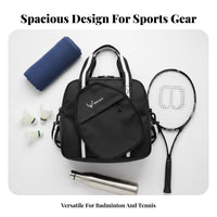Multifunctional Badminton Racquet Tote Versatile Carrying Options Gender-Neutral Racket Tote Lightweight Design for Fitness Training, Travel