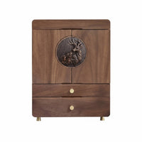 Vanity Drawer Organizer Easy to Clean Wooden Makeup Box for Dresser