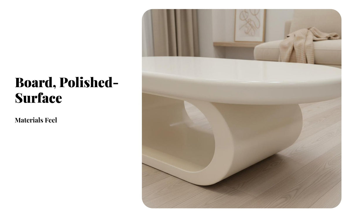 CumulusShaped Table Nordic Artistic CumulusShaped Centerpiece Minimalist Design Household Furniture for Apartment Dwellers, Homeowners, Bedroom, Office