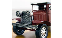 Hand-Painted Vintage Pickup Truck Model Handmade Metal Pickup Truck Retro Look Home Decor Decorative