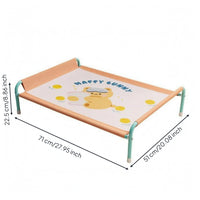 Raised Pet Cot Spill-resistantResistant Elevated Pet Bed Bed Metal Frame for Indoor