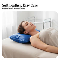 Easy to Clean Rectangular Rehabilitation Pillow Oil-Proof Leather Massage Bed Pillow Waterproof for Estheticians, Home Users, Beauty Salon