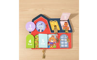 Busy Board with Wooden Board Preschool Motor Skills Toy for Young Children