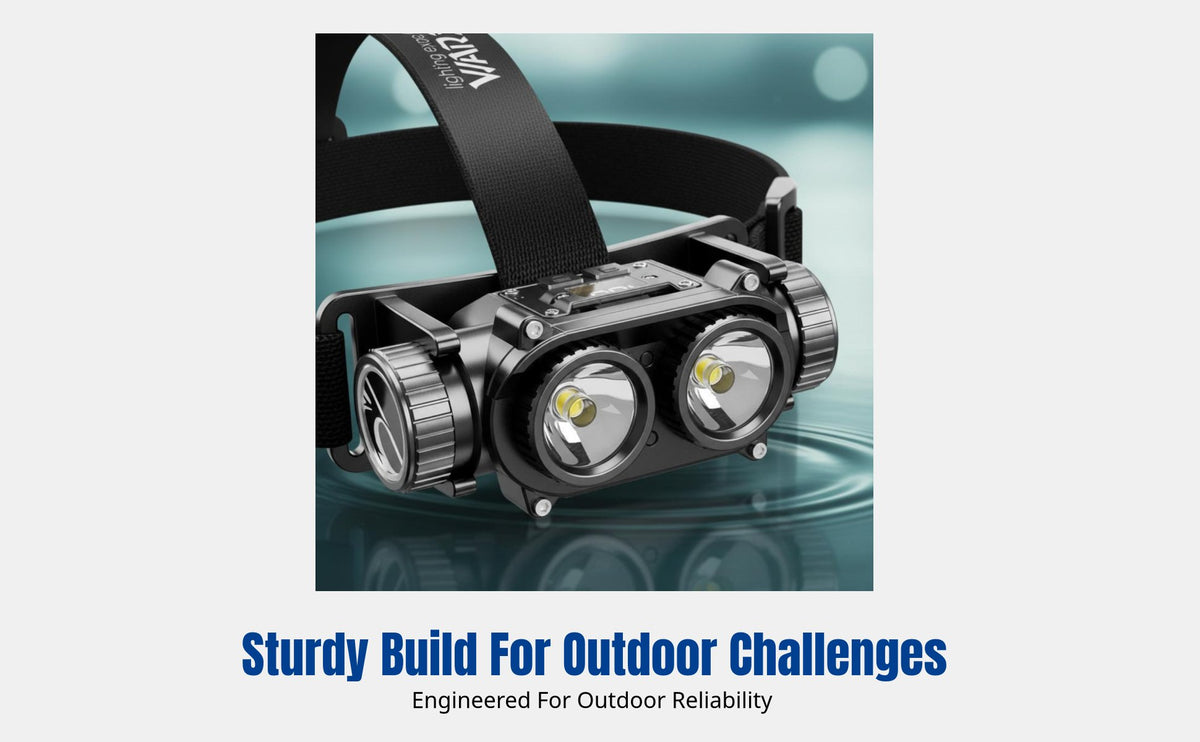 Headlamp, LED, rechargeable, ultra-bright, long battery life, night fishing, digital display, outdoor