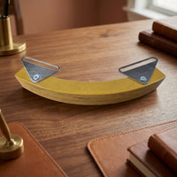 Percussion Wood Block with Brackets Solid Hardwood Mountable Wood Block Low-Profile for Studio