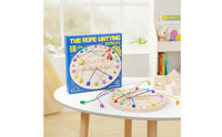 Wooden Rope Puzzle Board Game Brain-Teasing Wooden Rope Puzzle Untangling Game Reasoning Elastic for Children, Home, Classroom