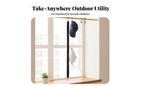 Nylon Strapping Hockey Gear Drying Rack Metal Hooks Hanging Drying Rack Multi Hook Strap Hanger Loop Top for Outdoor