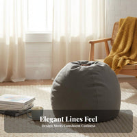 Plush Pouf Nordic aesthetic Footstool Modern Minimalist Soft and Comfortable for Decorators, Lounge Area, Entryway