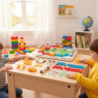 Parent-Child Interaction 2 Player Soccer Board Game Develops Reaction Skills Table Soccer Game Mini Foosball Table for Children, Boys, Girls, Parties
