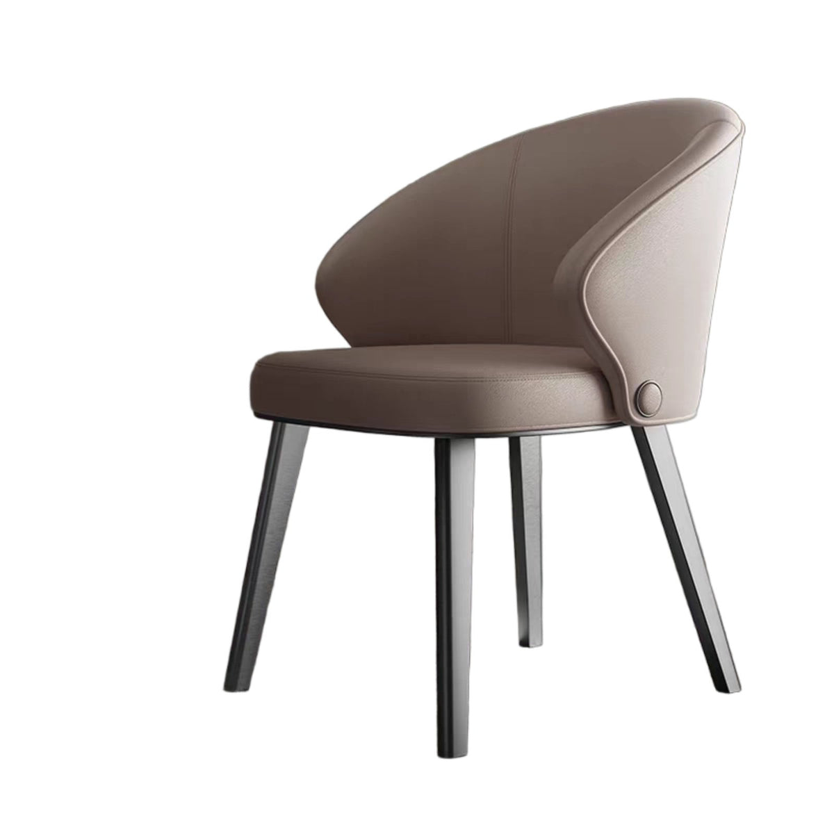 Light Luxury Aesthetic Minimalist Padded Side Chair Ergonomic Design Lowspine supportrest Padded Side Chair Easy to Assemble Upholstered Seat for Restaurant Owners, Hotel Managers, Interior Designers, Dining Room, Cafe, Kitchen, Office