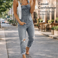 Women's Jeans with Elastic Waistband for Casual Wear, Stretch Denim for Plus Size High Material Composition for Breathability