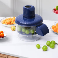 Automatic Fruit Skinner Single-Button Automatic Fruit Skinner Multi-Functional Grape Peeling Machine for Caterers, Milk Tea Shop