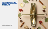 Thickened Brass Medicine Grinding Trough, Herbal Pharmacy Tool, Traditional Chinese Medicine, sturdy