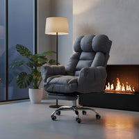 Padded Ergonomic Office Chair Swivel High-Back Office Chair Comfy Long-Lasting for Gamers, Dorm Room