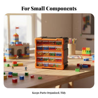 Transparent Drawers Drawer Storage Cabinet Removable Divider Small Parts Cabinet Compact