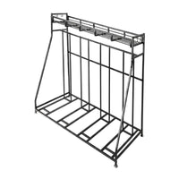 Space Saving Mountain Bike Stand Powder-Coated Steel Multi-Bike Rack Stable Triangular Structure