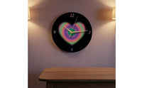 Round Wall Clock Dot Indicators Home Decor