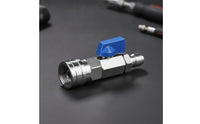 Ball Control Fitting with Lever Handle Compact Inline Ball Control Fitting Manual for Plumbers, Pressure Washer, Spray Line, Workshop