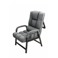 Foldable Design Folding Recliner with Footrest Reclining spinerest foldable Lounger Highspine support Computer Armchair Ergonomic support for Office Workers, Students, Dormitory, Study Room, Bedroom