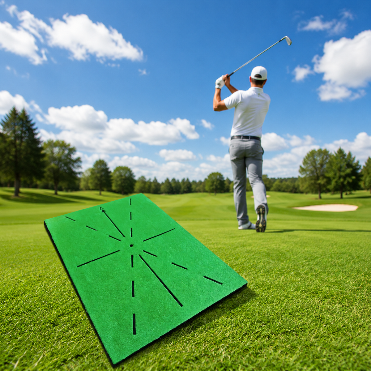 golf practice mat