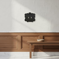 Baroque Switch Plate Frame Luxury Look Baroque Scrollwork Switch Plate 3D Relief Design Ornate Outlet Cover