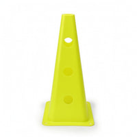 Plastic Training Cone 30 Cm Cone with Side Openings Sports Cones Multipurpose Practice Cones Tapered for Coaches