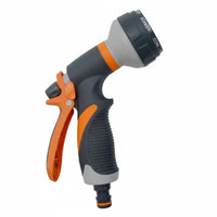 Adjustable Flow Control Garden Hose Nozzle Leak-Proof Connector 8-Pattern Water Sprayer Long-Lasting Construction for Homeowners