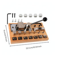 Band Bending Machine Bench Top Band Jewelry Maker Tool User Friendly for Jewelers, Makers