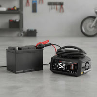 Smart Battery Charger Portable Battery Charger with Digital Display Compact Universal for Car Owners, Garage, Roadside Emergency