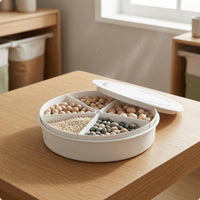 Removable Segments Sensory Play Tray Shallow Lid Sectioned Sensory Tray Molded Construction Children'toy Even Surface