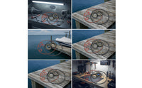 Propeller Shaft Oil Seal kit 93101‑17054 Reliable Lower Unit Gearcase Seal Kit Compact for Boat Owners