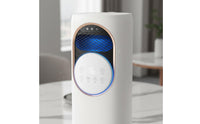 Digital Display Floor Standing Air Cooler Cylindrical Electric Air Cooler Fan Black Grille Mist Fan European Plug