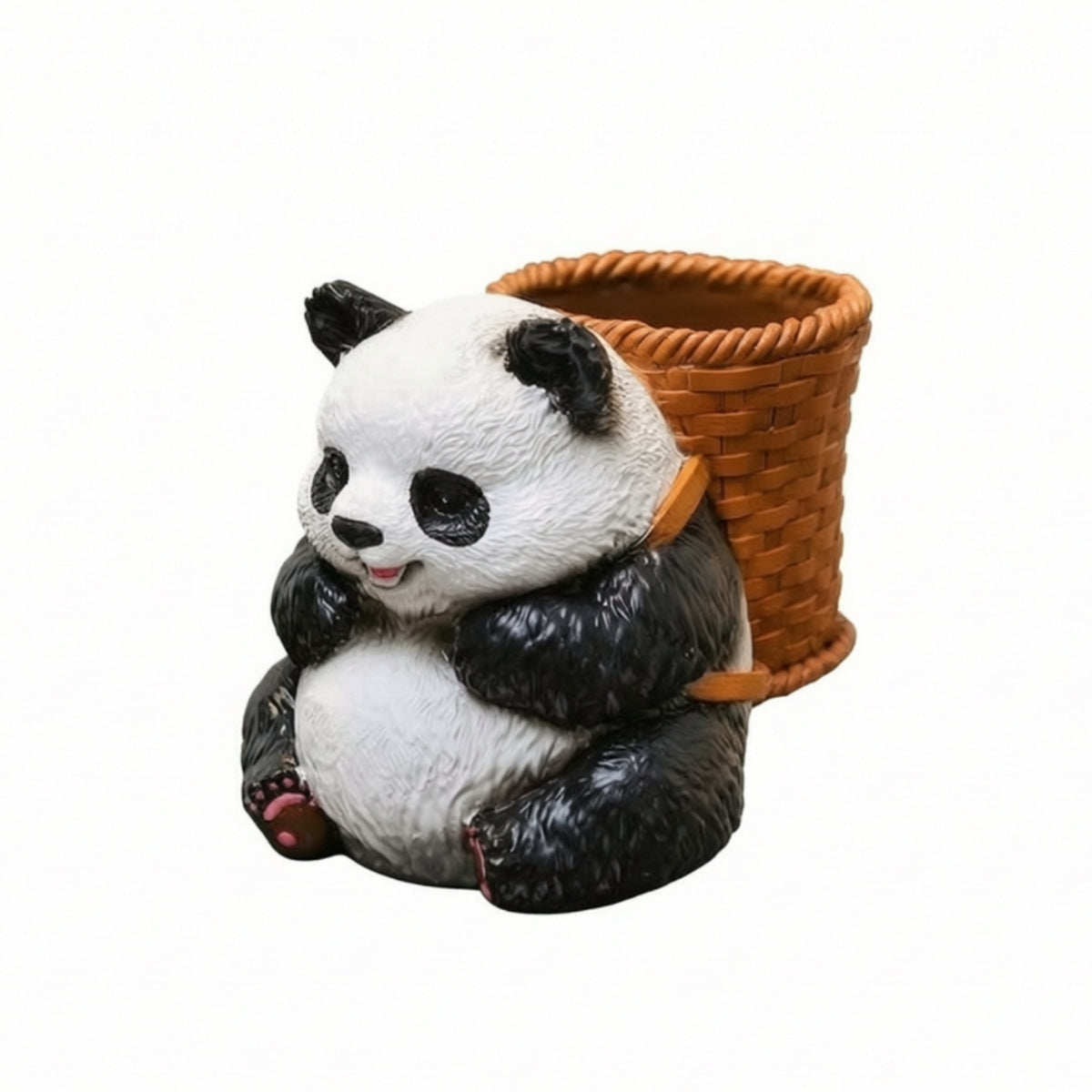 Pandas Pen Holder Decorative Pandas Desk Organizer Compact Ornament for Office Workers