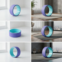 Two-layerLayer Fitness Wheel Textured Backbend Wheel Lightweight Back Roller Comfortable for Backbends
