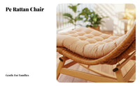 Single Person Rocking Chair Fluid Rocking Motion Recliner Indoor & Outdoor Use High Weight Capacity for Homeowners, Balcony