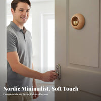 Brass Chime Door Tinkler No Drilling Required Entry Notification Tinkler Cling Door Notification Soft Harmonious Sound