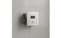 Touchless Operation Infrared Sensor Urinal Flusher Water-Saving Concealed Sensor Flusher Easy to Clean Wall-Mounted Urinal Flush Valve Brass Body for Public Restroom, Commercial