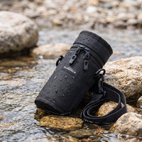 Water Bottle Carrier with Shoulder Strap Detachable Water Bottle Holder with Shoulder Strap Guarding for Commuting