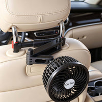 Car Fan with Adjustable Arm Lightweight Car Cooling Fan Wired for Road Trippers