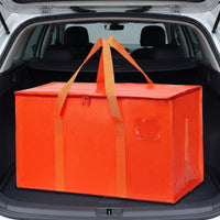 Foldable Storage Bag Large-Capacity Zippered Storage Bag Heavy-Duty for Students