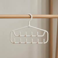 Multi-layer Hanger for Wardrobe Organization - Ties, Belts, Scarves, and Undergarments