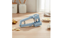Even Slices Garlic Cutter Effortless Operation Garlic Press Cutter Sharp Blades Handheld Vegetable Chopper for Barbecue