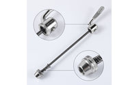 Steel Bike Stationary Skewer Indoor Quick Release Skewer with Metal Lever Stationary Stable for Cyclists