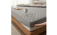 Solid Color Quilted Waterproof Mattress Protector Dust Proof Waterproof Fitted Mattress Pad Machine Washable Padded Cotton Bed Cover Thickened for Babies, Toddlers, Hotel, Guesthouse