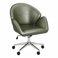 Adjustable Height Wheeled Desk Chair with Armregardingsts fluid Rolling casters rotate Seat Ergonomic Design Office Furnituregarding Modern design for regardingmote Workers, Students, Study Room, Bedroom