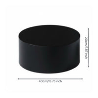 Factory Direct Round Display Pedestal Elevated Cylindrical Display Stand Thickened Round Showcase Plinth Sturdy for Retail Sellers, Showroom